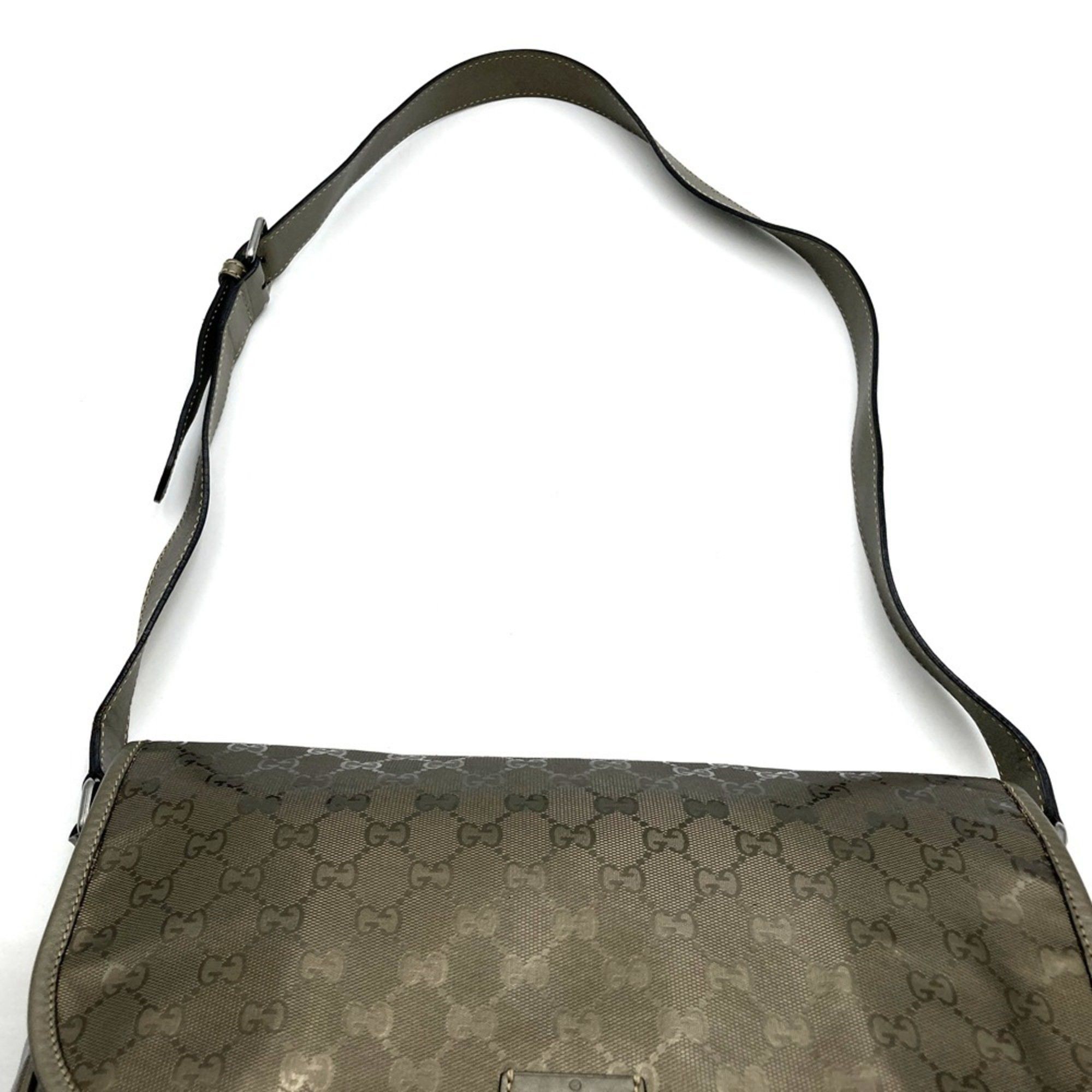 Gucci GUCCI 201732 Shoulder Bag GG Imprime Crossbody Brown Metallic Women's Size ONE SIZE - 6 Thumbnail