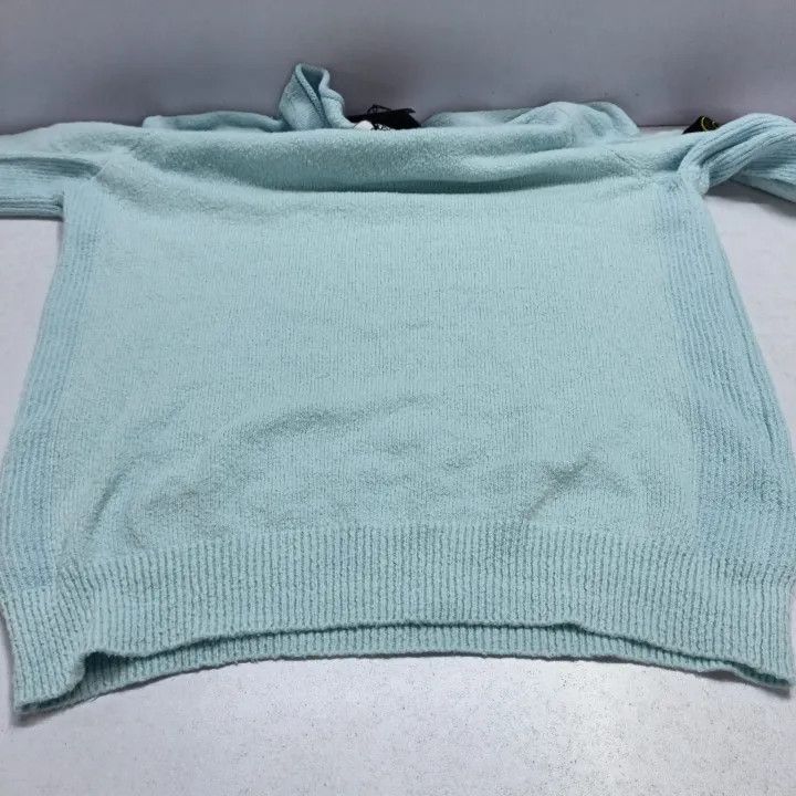 Stone Island Stone Island Blue Crew Neck Long Sleeve Sweater Size US L / EU 52-54 / 3 - 13 Thumbnail