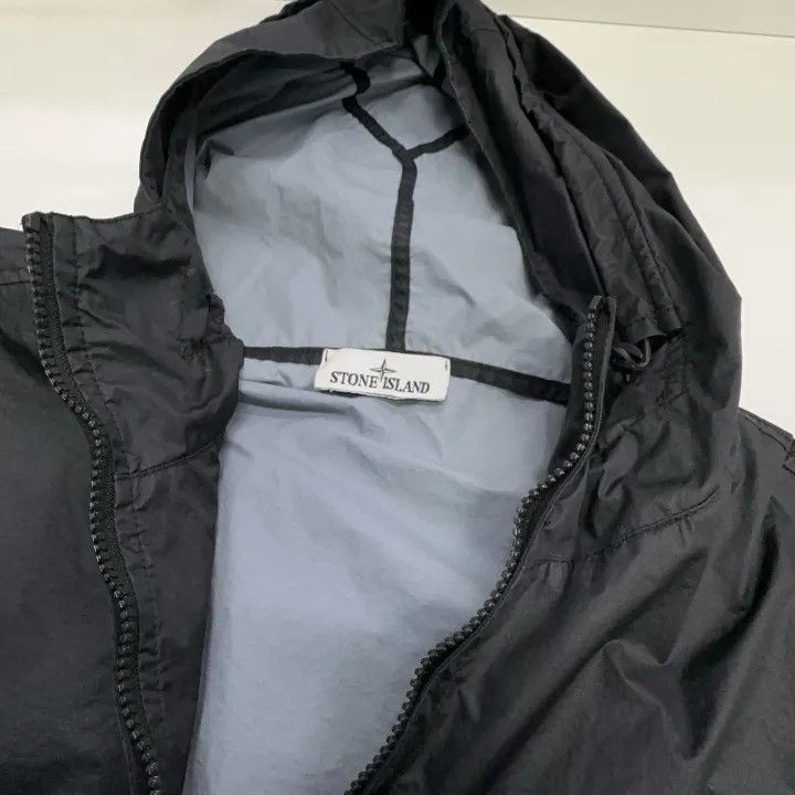Stone Island Stone Island Lightweight Black Hooded Jacket Size US XXL / EU 58 / 5 - 7 Thumbnail