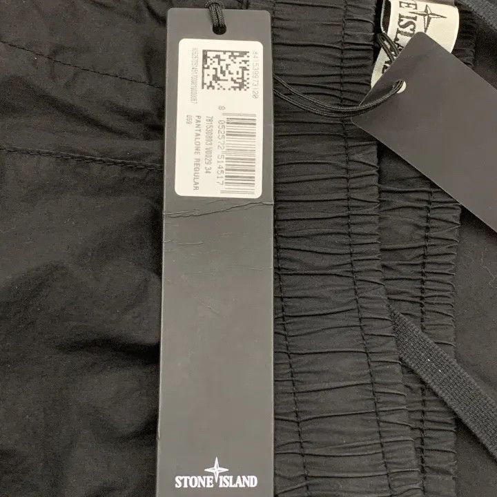 Stone Island Stone Island Black Long Cargo Pants for Men Size US 34 / EU 50 - 3 Thumbnail