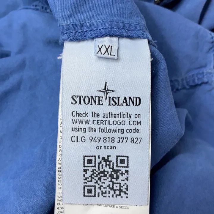 Stone Island Stone Island Blue Shirt Jacket for Men Size US XXL / EU 58 / 5 - 6 Thumbnail
