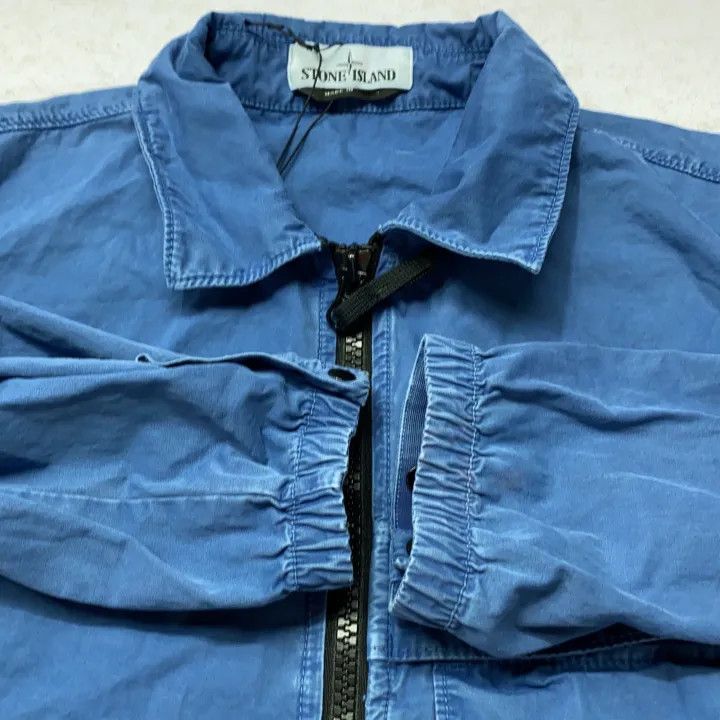 Stone Island Stone Island Blue Shirt Jacket for Men Size US XXL / EU 58 / 5 - 10 Thumbnail