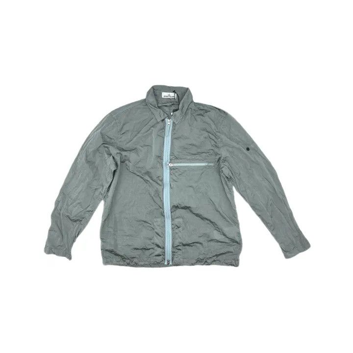Stone Island Stone Island Metallic Nylon Long Sleeve Jacket Size US XXL / EU 58 / 5 - 2 Thumbnail