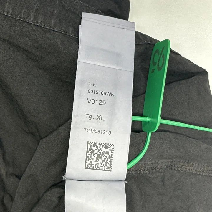 Stone Island Stone Island Black Hooded Zip Shirt Jacket Size US XL / EU 56 / 4 - 3 Thumbnail