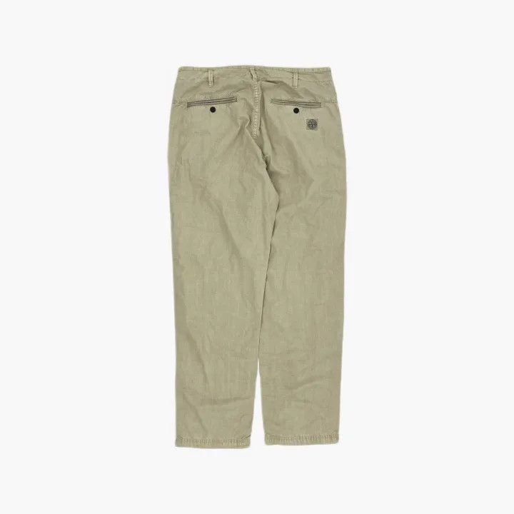 Stone Island Stone Island Beige Zippered Casual Trousers Size US 32 / EU 48 - 3 Thumbnail