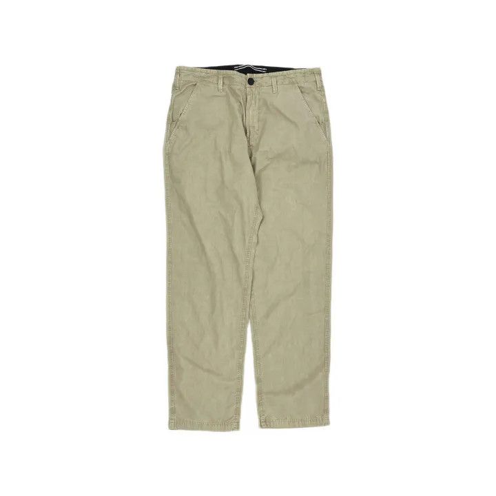 Stone Island Stone Island Beige Zippered Casual Trousers Size US 32 / EU 48 - 2 Thumbnail