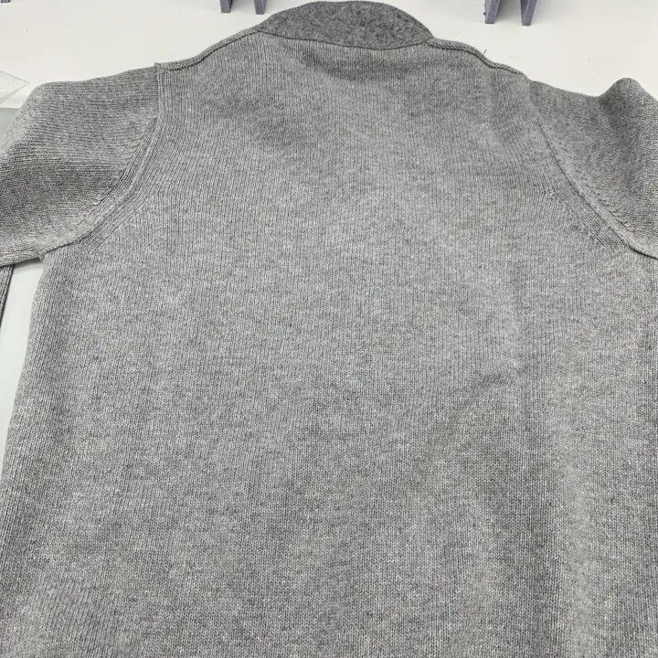 Stone Island Stone Island Gray Button-Up Knit Sweater Size US XL / EU 56 / 4 - 2 Thumbnail