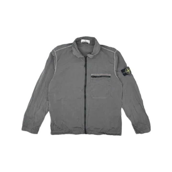 Stone Island Stone Island SS24 Grey Nylon Jacket Size US M / EU 48-50 / 2 - 2 Thumbnail