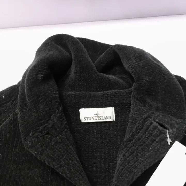 Stone Island Stone Island Black Wool Knit Cardigan Size US XL / EU 56 / 4 - 10 Thumbnail