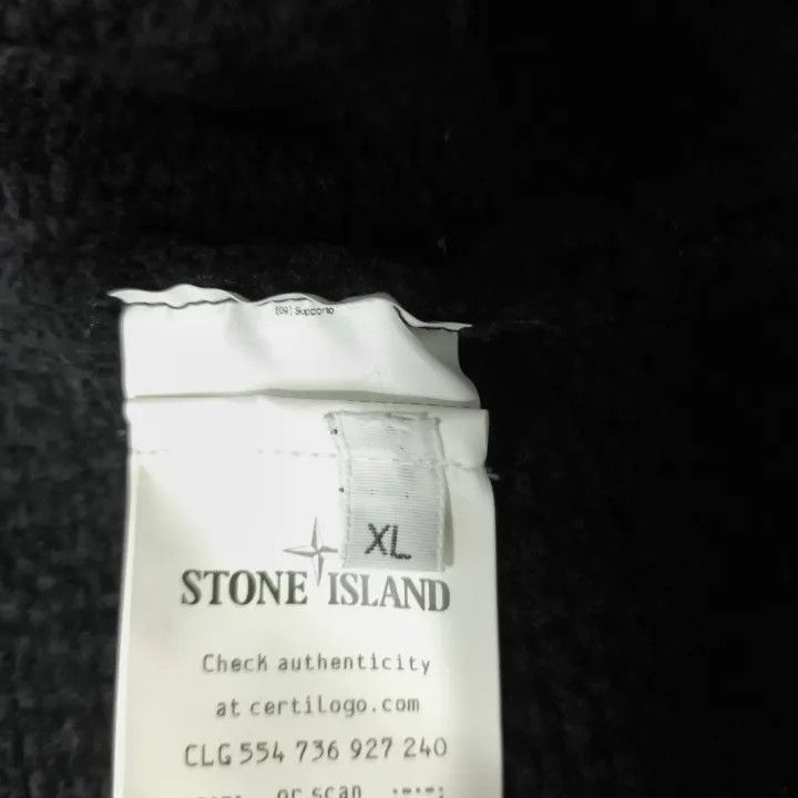 Stone Island Stone Island Black Wool Knit Cardigan Size US XL / EU 56 / 4 - 5 Thumbnail