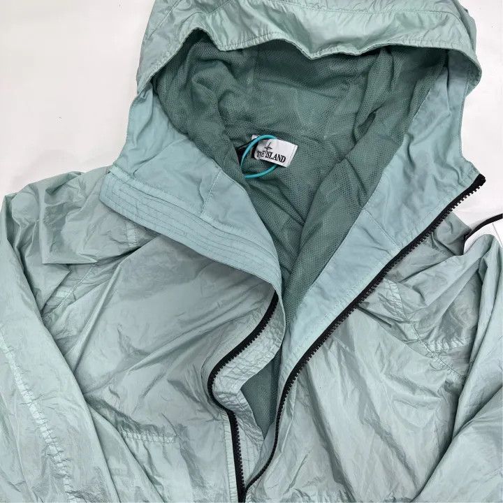 Stone Island Stone Island Sky Blue Lightweight Hooded Jacket Size US XL / EU 56 / 4 - 6 Thumbnail