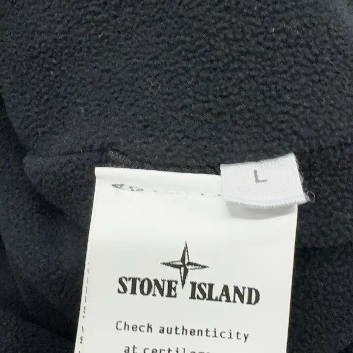Stone Island Stone Island Black Logo Hooded Jacket Size US L / EU 52-54 / 3 - 5 Thumbnail