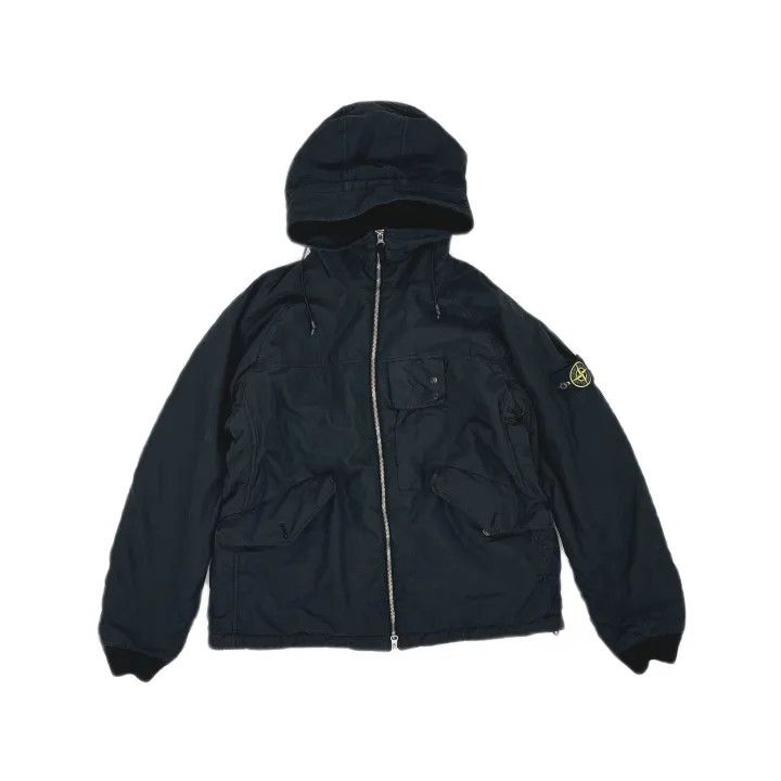 Stone Island Stone Island Black Logo Hooded Jacket Size US L / EU 52-54 / 3 - 2 Thumbnail