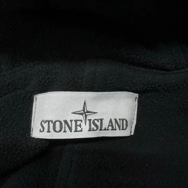 Stone Island Stone Island Black Logo Hooded Jacket Size US L / EU 52-54 / 3 - 4 Thumbnail