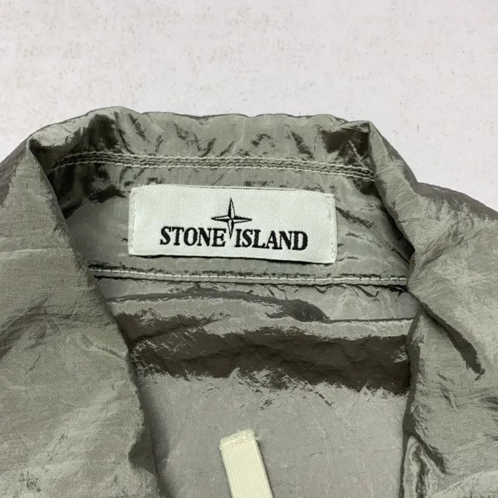 Stone Island Stone Island Metallic Nylon Shirt Jacket Size US XL / EU 56 / 4 - 4 Thumbnail