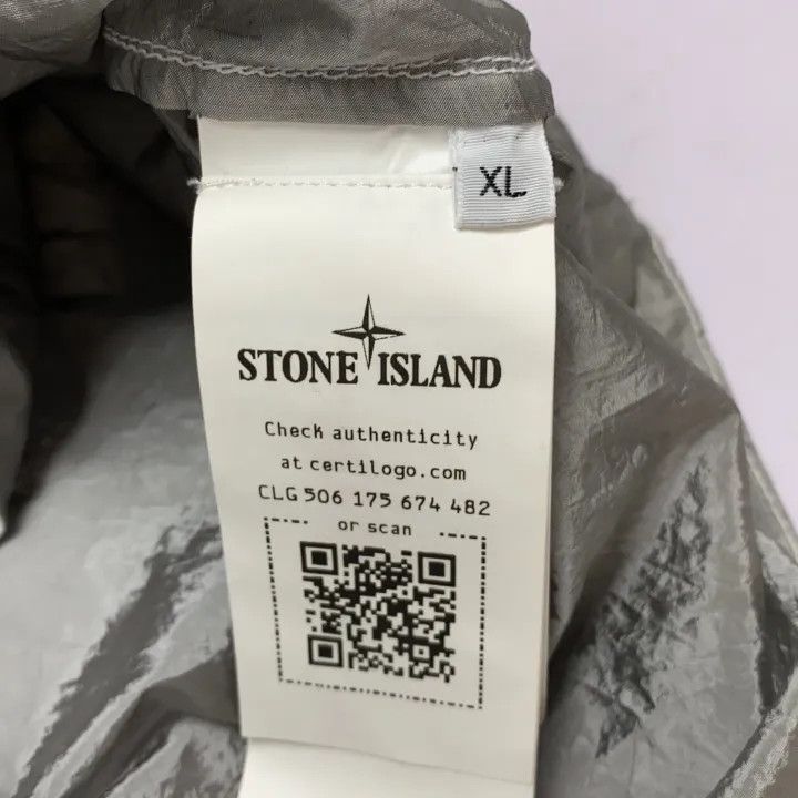 Stone Island Stone Island Metallic Nylon Shirt Jacket Size US XL / EU 56 / 4 - 5 Thumbnail