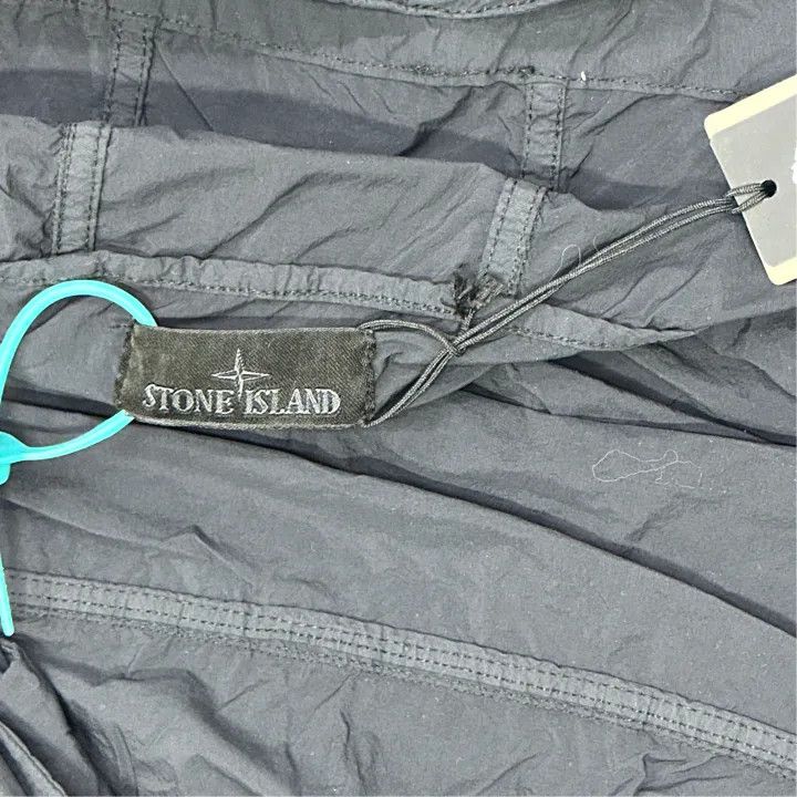 Stone Island Stone Island Black Nylon Hooded Jacket Size US XXL / EU 58 / 5 - 3 Thumbnail