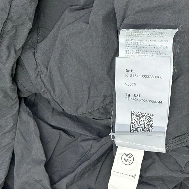 Stone Island Stone Island Black Nylon Hooded Jacket Size US XXL / EU 58 / 5 - 2 Thumbnail