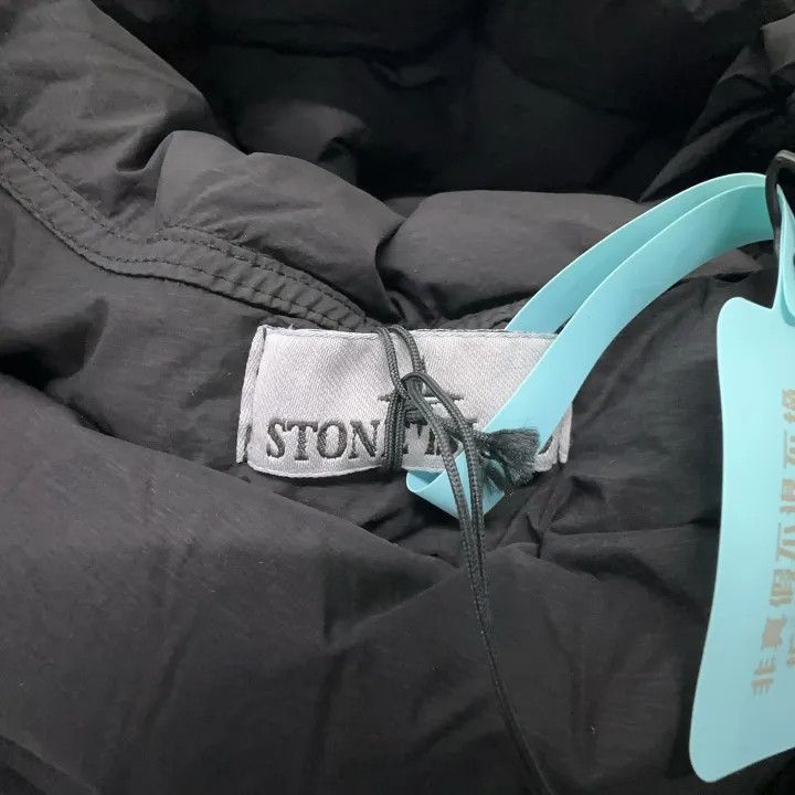 Stone Island Stone Island Black Quilted Hooded Jacket Size US L / EU 52-54 / 3 - 5 Thumbnail