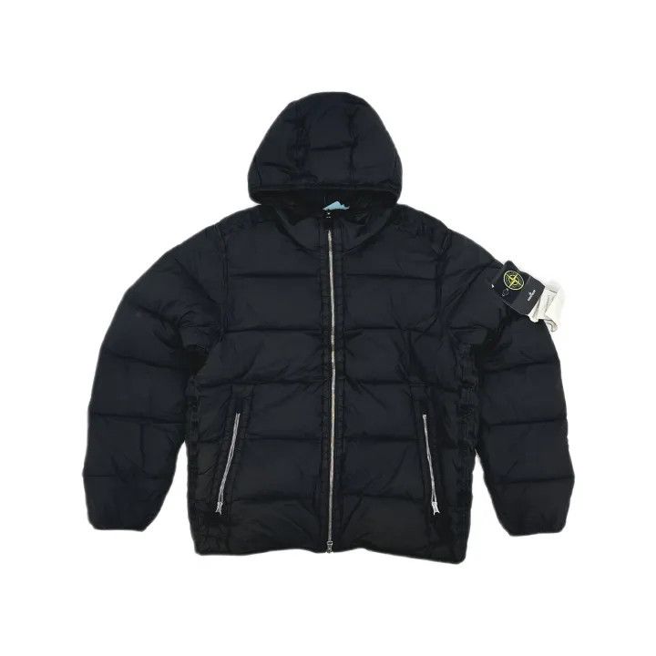 Stone Island Stone Island Black Quilted Hooded Jacket Size US L / EU 52-54 / 3 - 2 Thumbnail