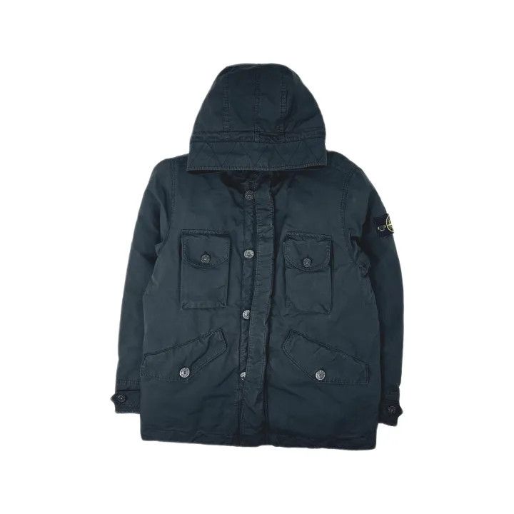 Stone Island Stone Island Navy Waterproof Down Jacket Size US M / EU 48-50 / 2 - 2 Thumbnail