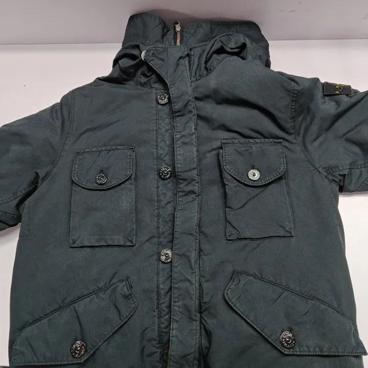 Stone Island Stone Island Navy Waterproof Down Jacket Size US M / EU 48-50 / 2 - 17 Thumbnail
