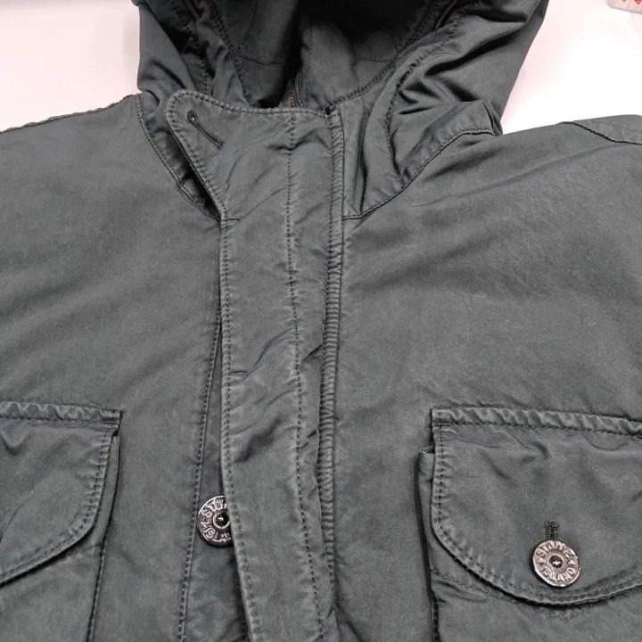 Stone Island Stone Island Navy Waterproof Down Jacket Size US M / EU 48-50 / 2 - 12 Thumbnail