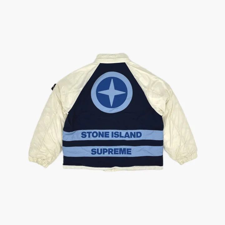 Stone Island Supreme x Stone Island Reversible Down Jacket Size US XL / EU 56 / 4 - 3 Thumbnail