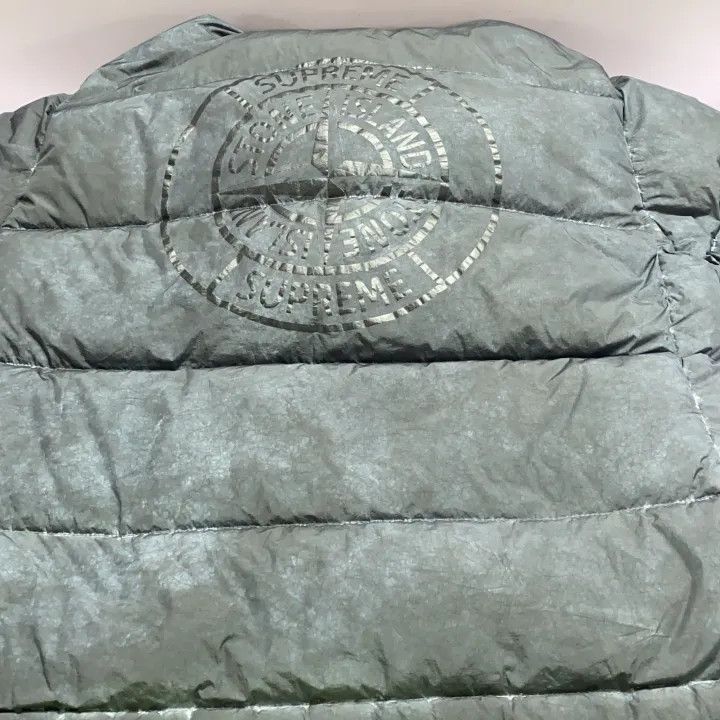 Stone Island Supreme x Stone Island Hooded Puffer Jacket Size US M / EU 48-50 / 2 - 14 Thumbnail