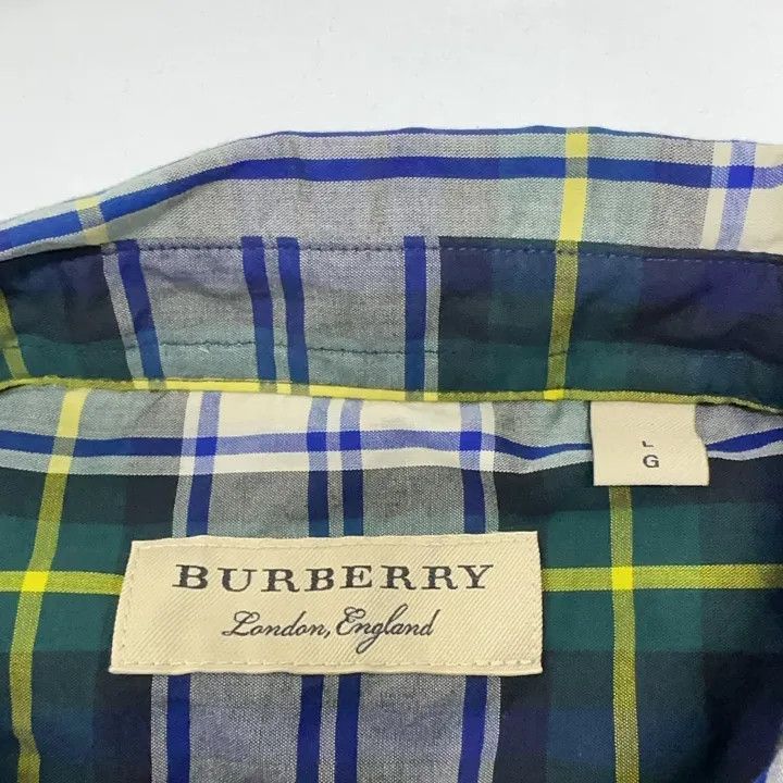 Burberry Burberry Plaid Button-Up Long Sleeve Shirt Size US L / EU 52-54 / 3 - 12 Thumbnail