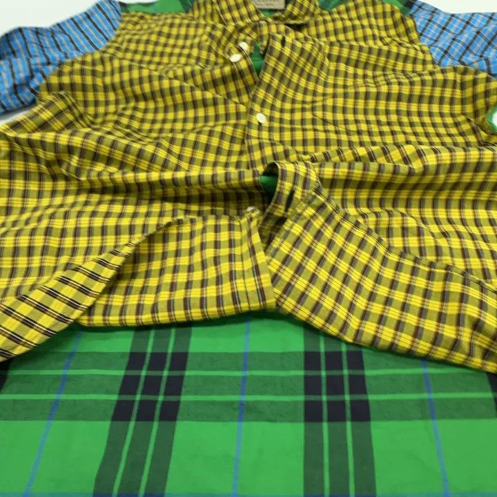 Burberry Burberry Color-Block Short Sleeve Check Shirt Size US M / EU 48-50 / 2 - 7 Thumbnail