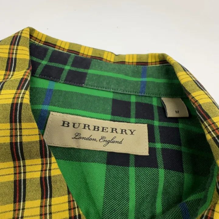 Burberry Burberry Color-Block Short Sleeve Check Shirt Size US M / EU 48-50 / 2 - 5 Thumbnail