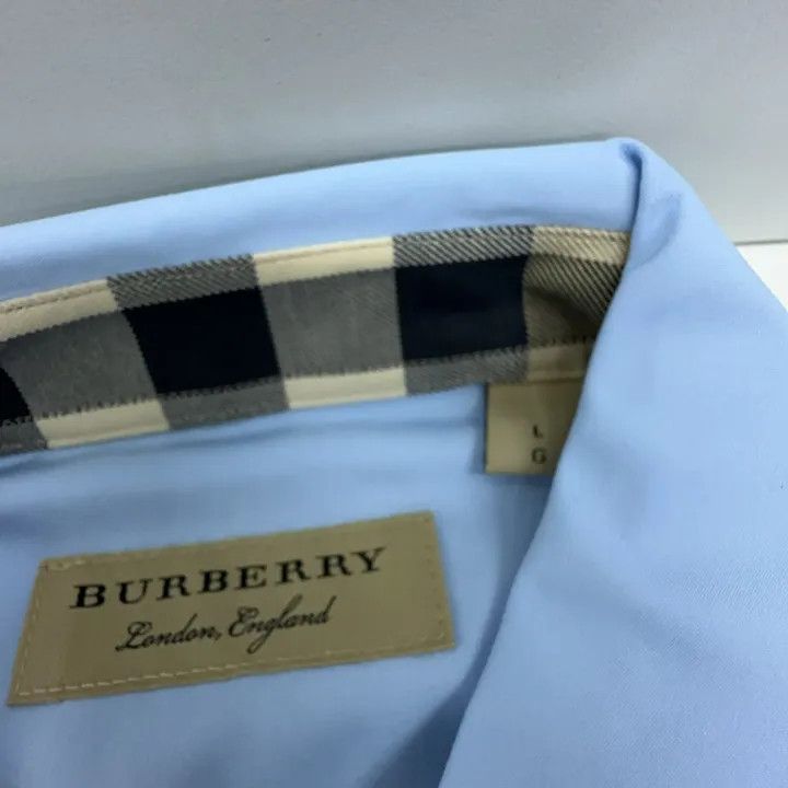 Burberry Burberry Classic Long Sleeve Shirt in Light Blue Size US L / EU 52-54 / 3 - 2 Thumbnail