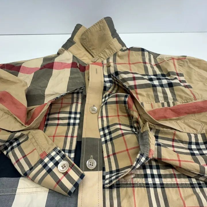 Burberry Burberry SS22 Check Pattern Long Sleeve Shirt Size US XS / EU 42 / 0 - 8 Thumbnail