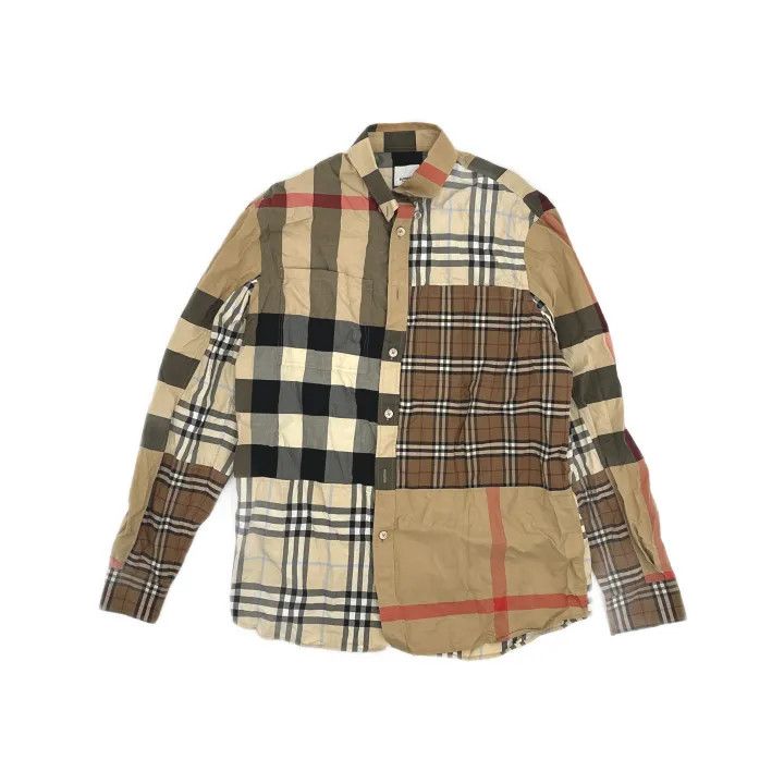 Burberry Burberry Checked Cotton Long Sleeve Shirt Size US M / EU 48-50 / 2 - 2 Thumbnail