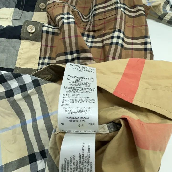 Burberry Burberry Checked Cotton Long Sleeve Shirt Size US M / EU 48-50 / 2 - 5 Thumbnail