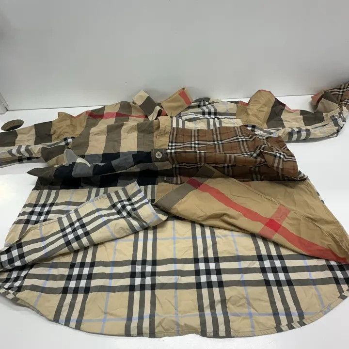 Burberry Burberry Checked Cotton Long Sleeve Shirt Size US M / EU 48-50 / 2 - 7 Thumbnail