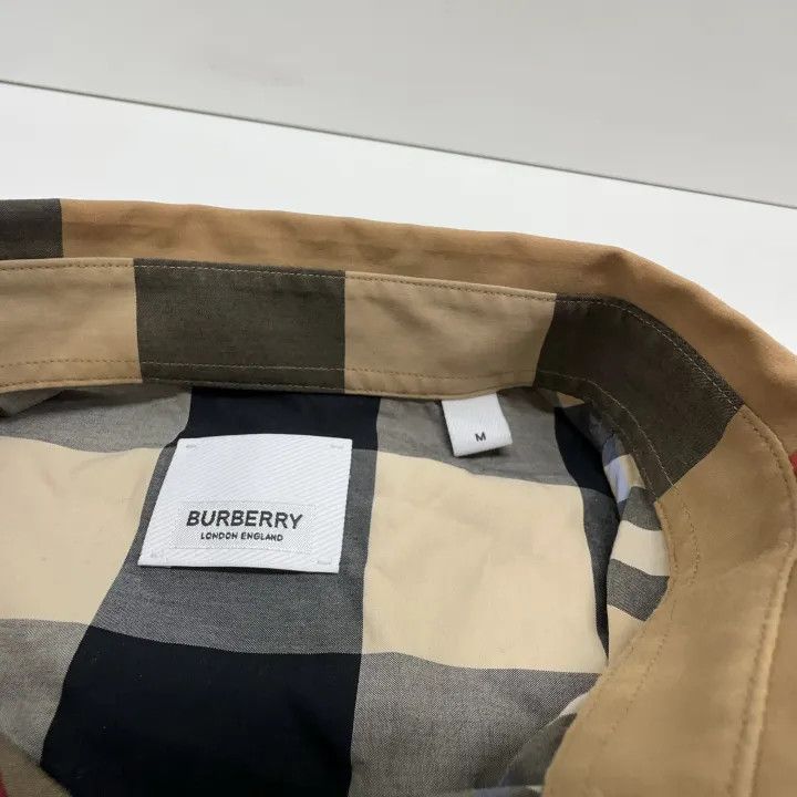 Burberry Burberry Checked Cotton Long Sleeve Shirt Size US M / EU 48-50 / 2 - 4 Thumbnail