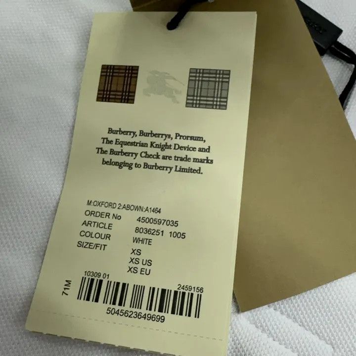 Burberry Burberry Logo Embroidered Short Sleeve Polo Size US XS / EU 42 / 0 - 12 Thumbnail