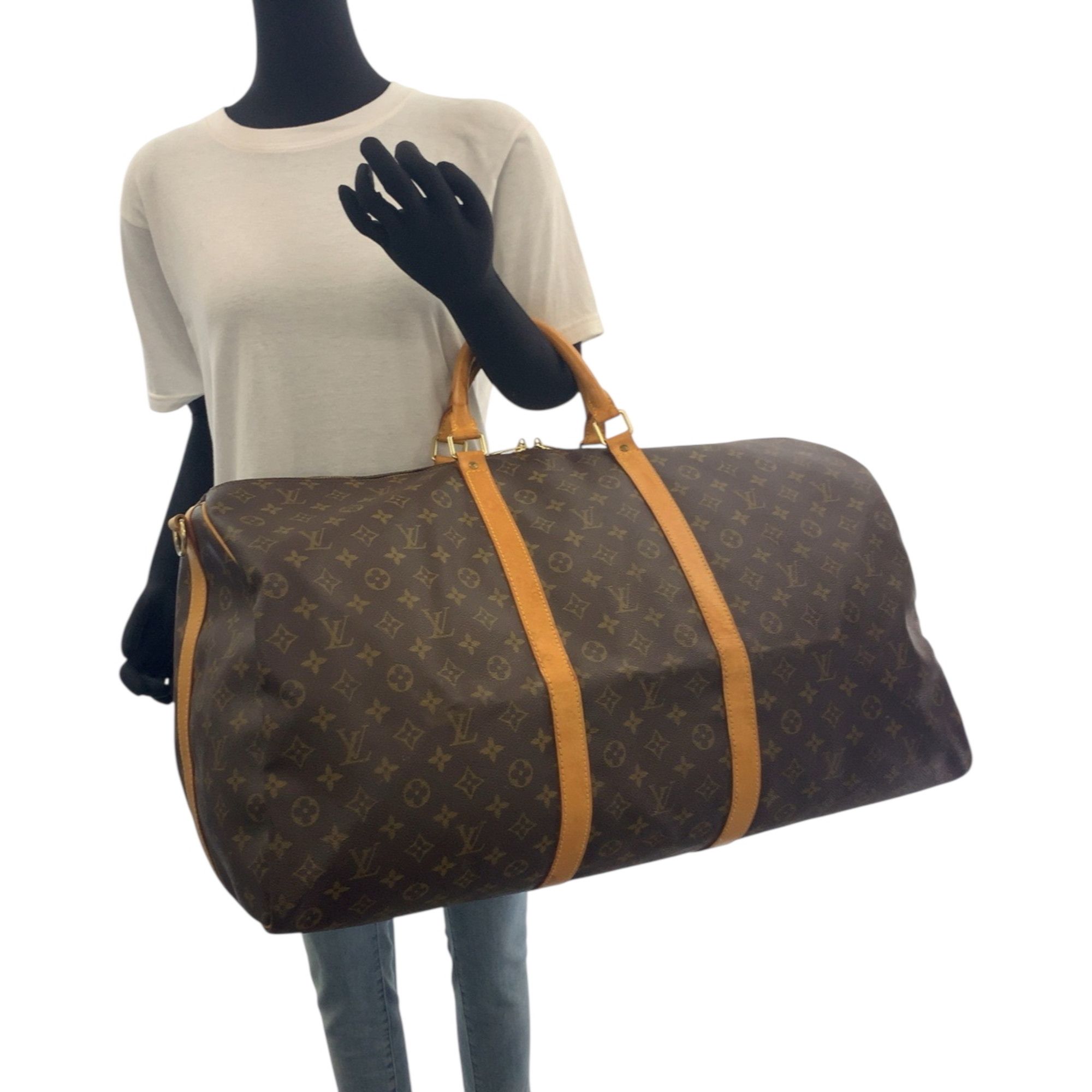 Louis Vuitton Louis Vuitton Keepall Bandoulière 60 travel Size ONE SIZE - 9 Thumbnail