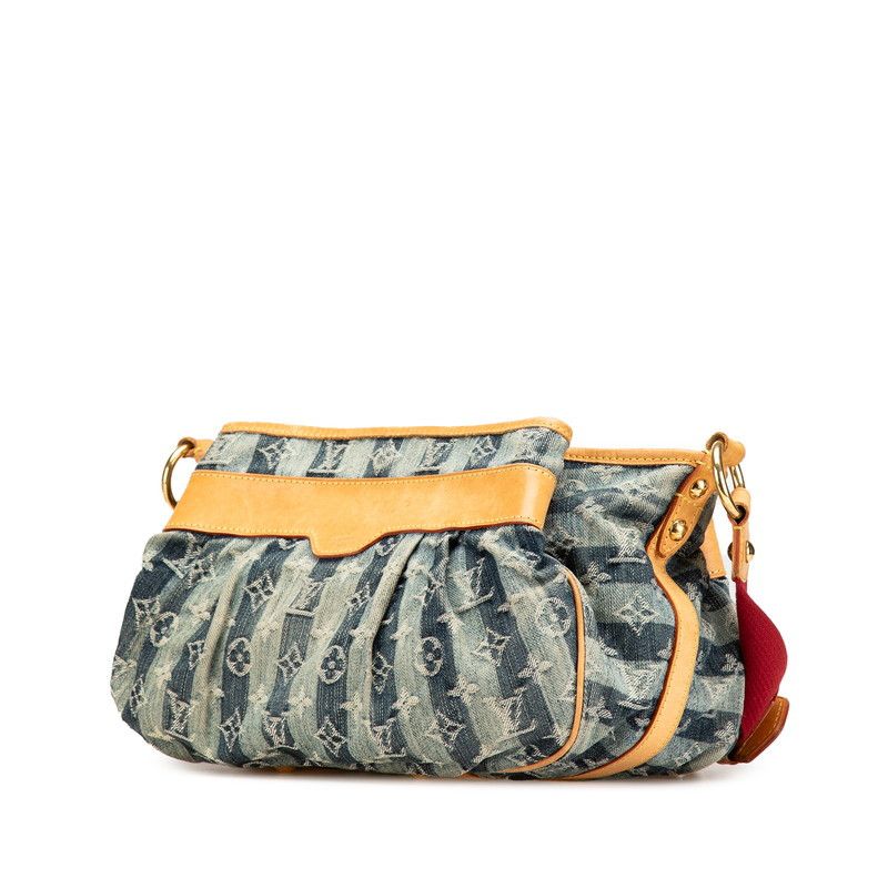Louis Vuitton Louis Vuitton Louis Vuitton Porte Epaule Rayee MM Monogram Shoulder Bag Canvas Shoulder Bag M95334 DUTY FREE for USA Size ONE SIZE - 2 Thumbnail