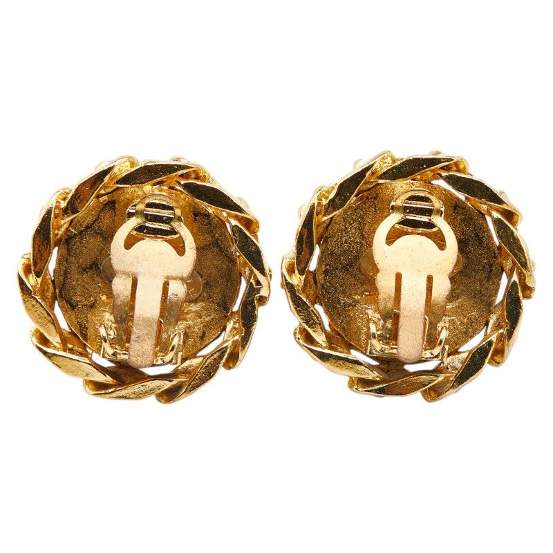 Chanel Chanel Chanel Coco Mark Round Earrings Metal Earrings DUTY FREE for USA Size ONE SIZE - 3 Thumbnail