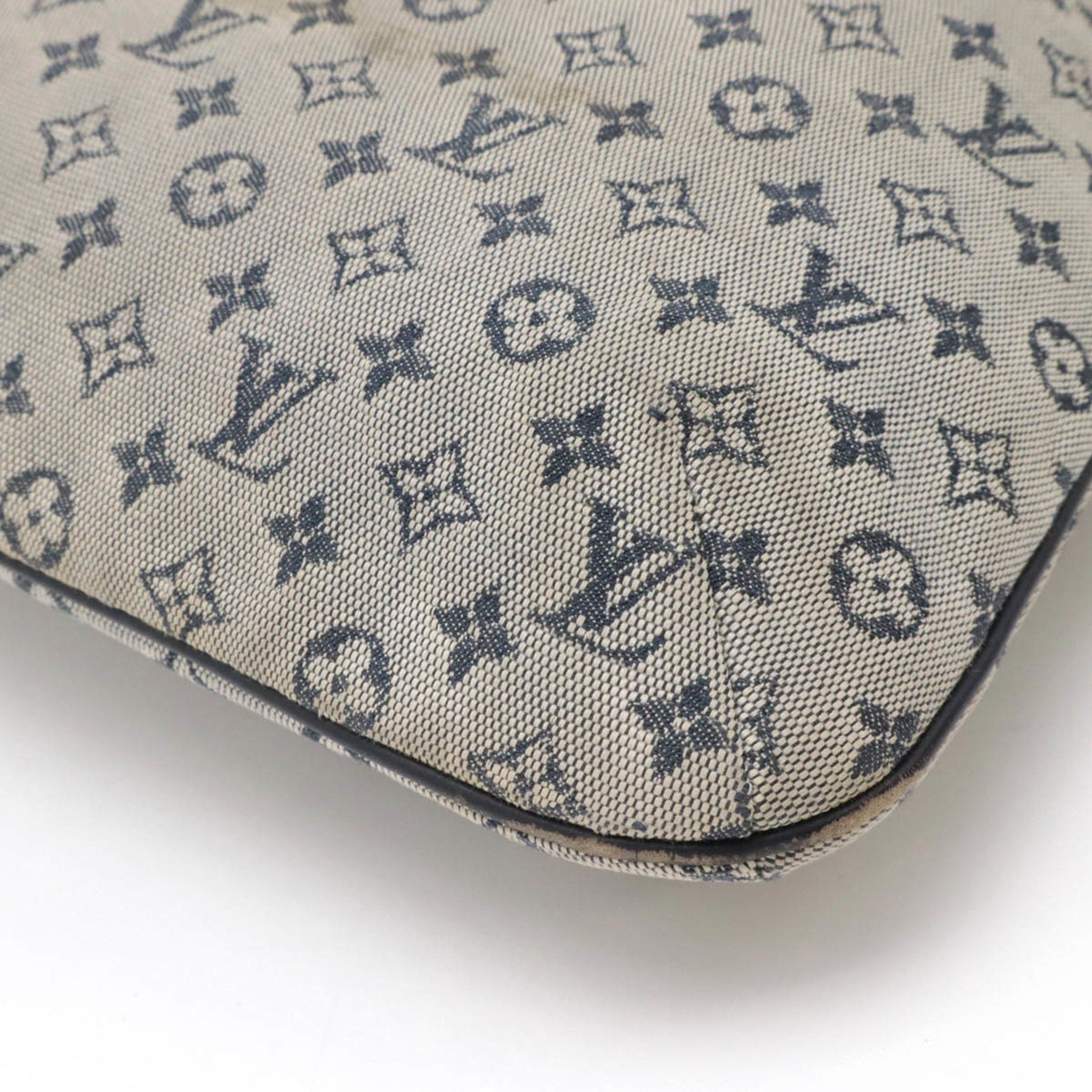 Louis Vuitton Louis Vuitton Monogram Mini Francoise Tote Bag Handbag Shoulder Blue M92208 Size ONE SIZE - 4 Thumbnail