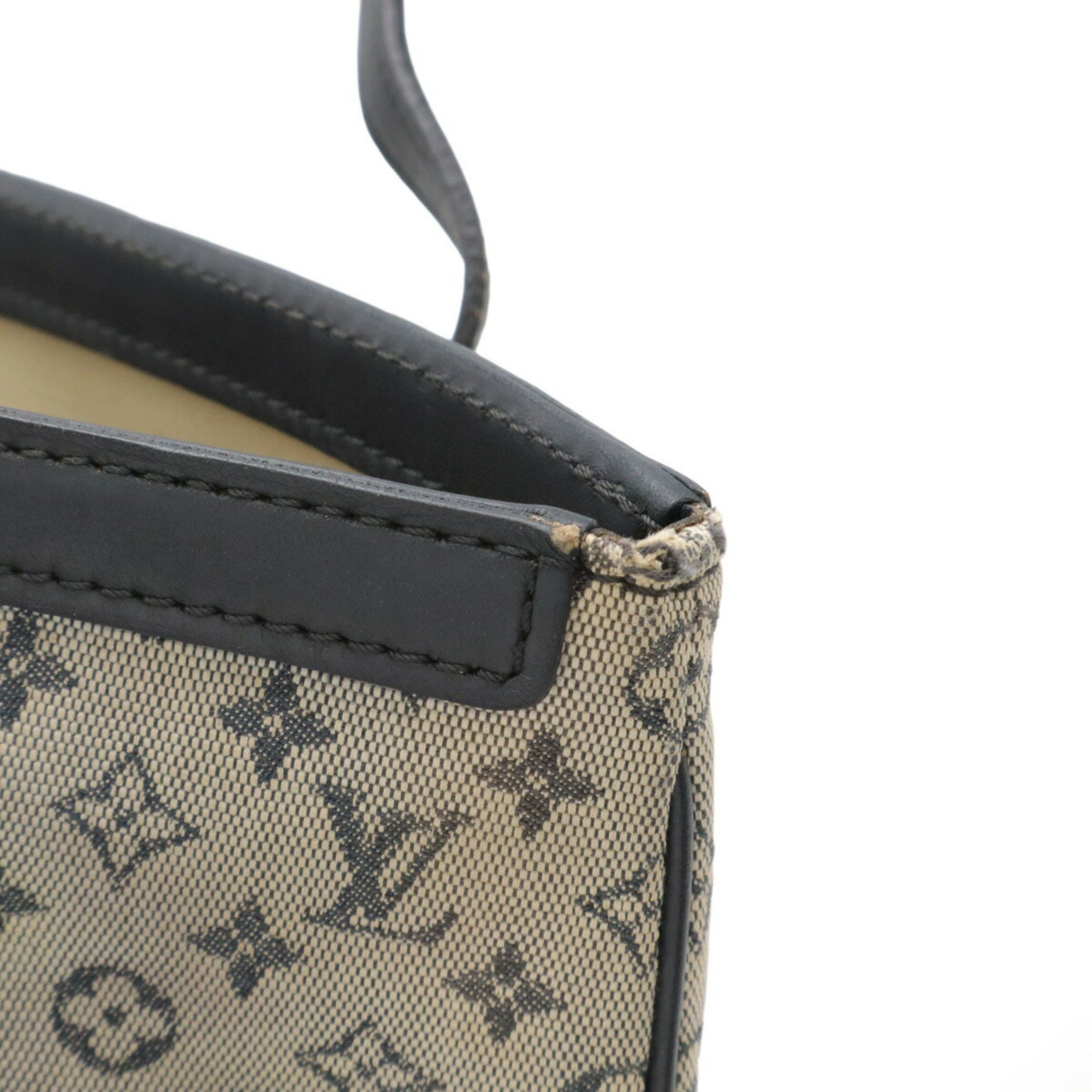 Louis Vuitton Louis Vuitton Monogram Mini Francoise Tote Bag Handbag Shoulder Blue M92208 Size ONE SIZE - 5 Thumbnail