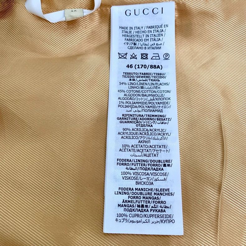 Gucci gucci orange plaid v-neck jacket coat-dmc Size US M / EU 48-50 / 2 - 7 Thumbnail