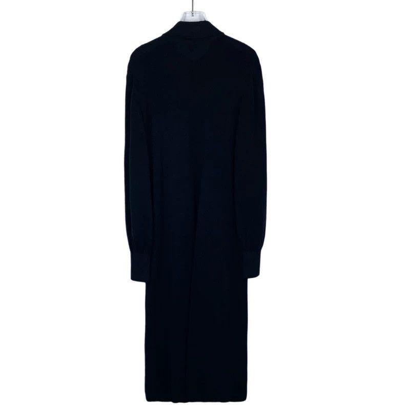 Chanel black wool long sleeve Chanel dress-dmc Size US M / EU 48-50 / 2 - 2 Thumbnail