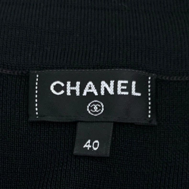 Chanel black wool long sleeve Chanel dress-dmc Size US M / EU 48-50 / 2 - 7 Thumbnail
