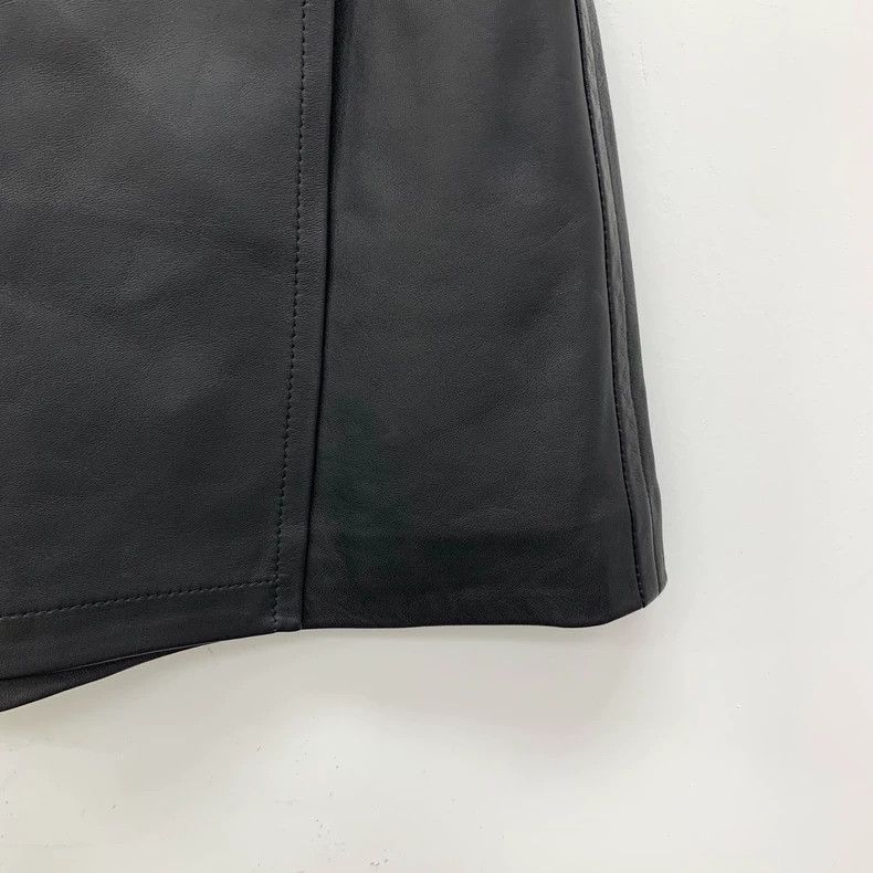 Dior christian dior black lambskin casual skirt-dmc Size US 38 / EU 54 - 4 Thumbnail