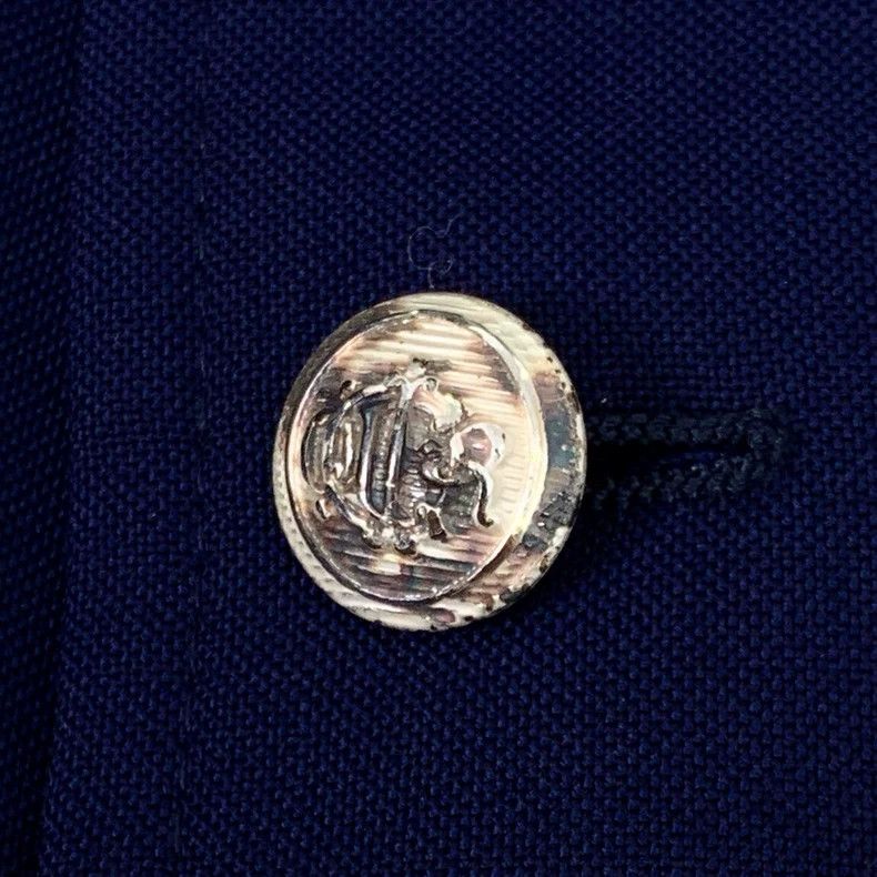 Dior navy wool long sleeve jacket by dior-dmc Size US M / EU 48-50 / 2 - 5 Thumbnail