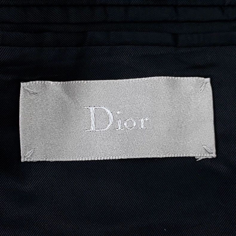 Dior navy wool long sleeve jacket by dior-dmc Size US M / EU 48-50 / 2 - 6 Thumbnail